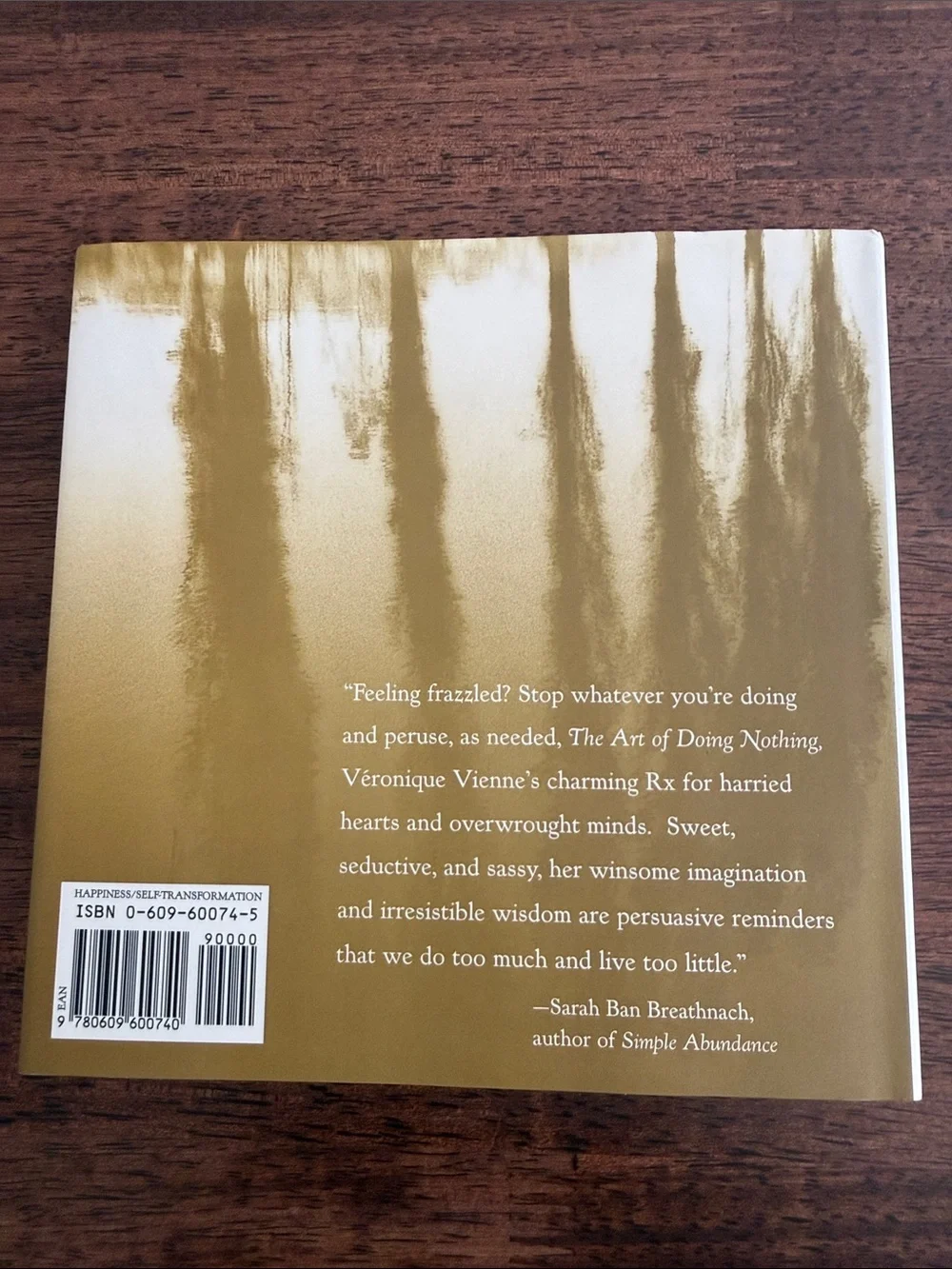 The Art of doing nothing hardcover book